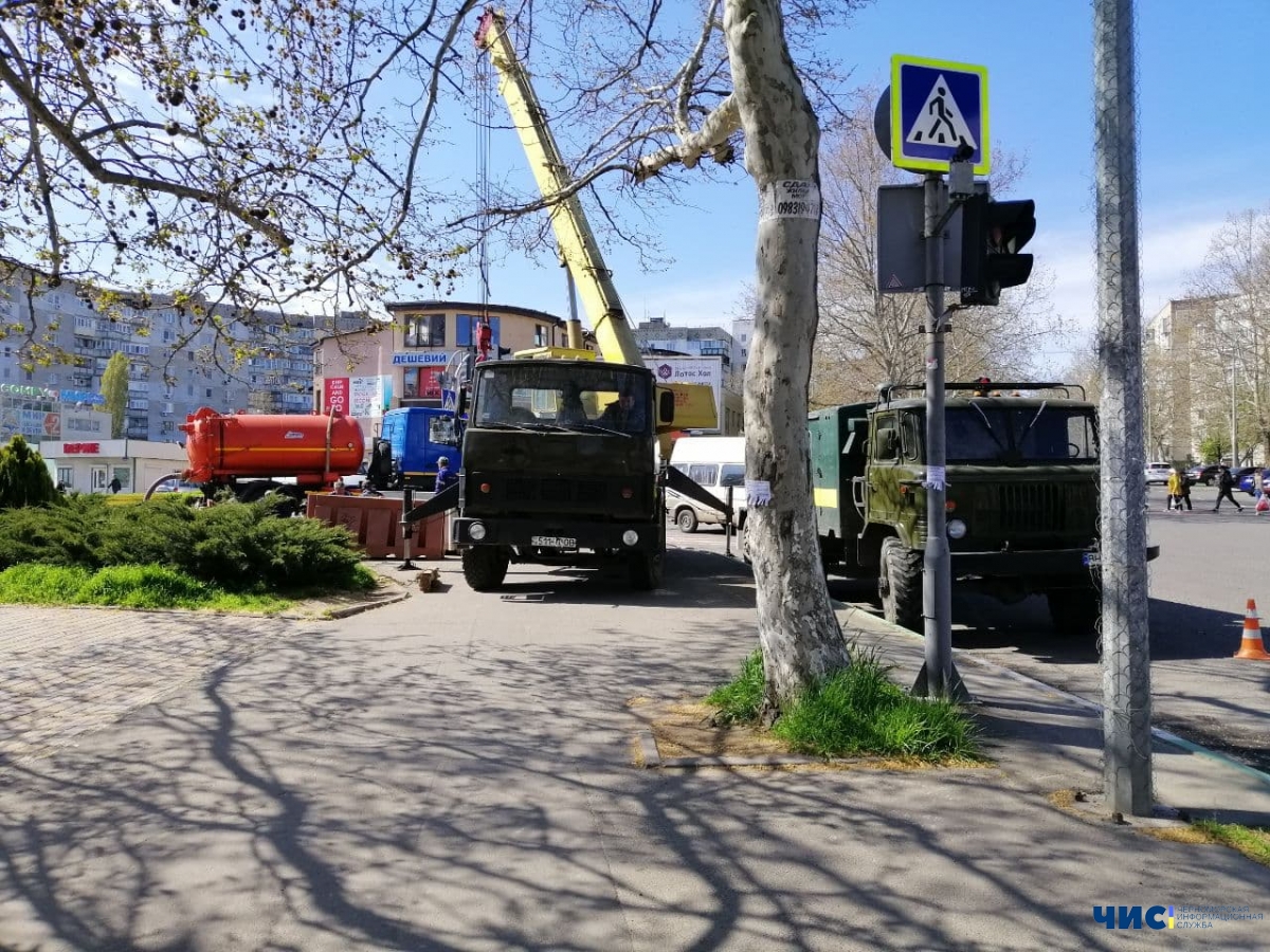 В Черноморске из-за аварии многие жители города остались без воды