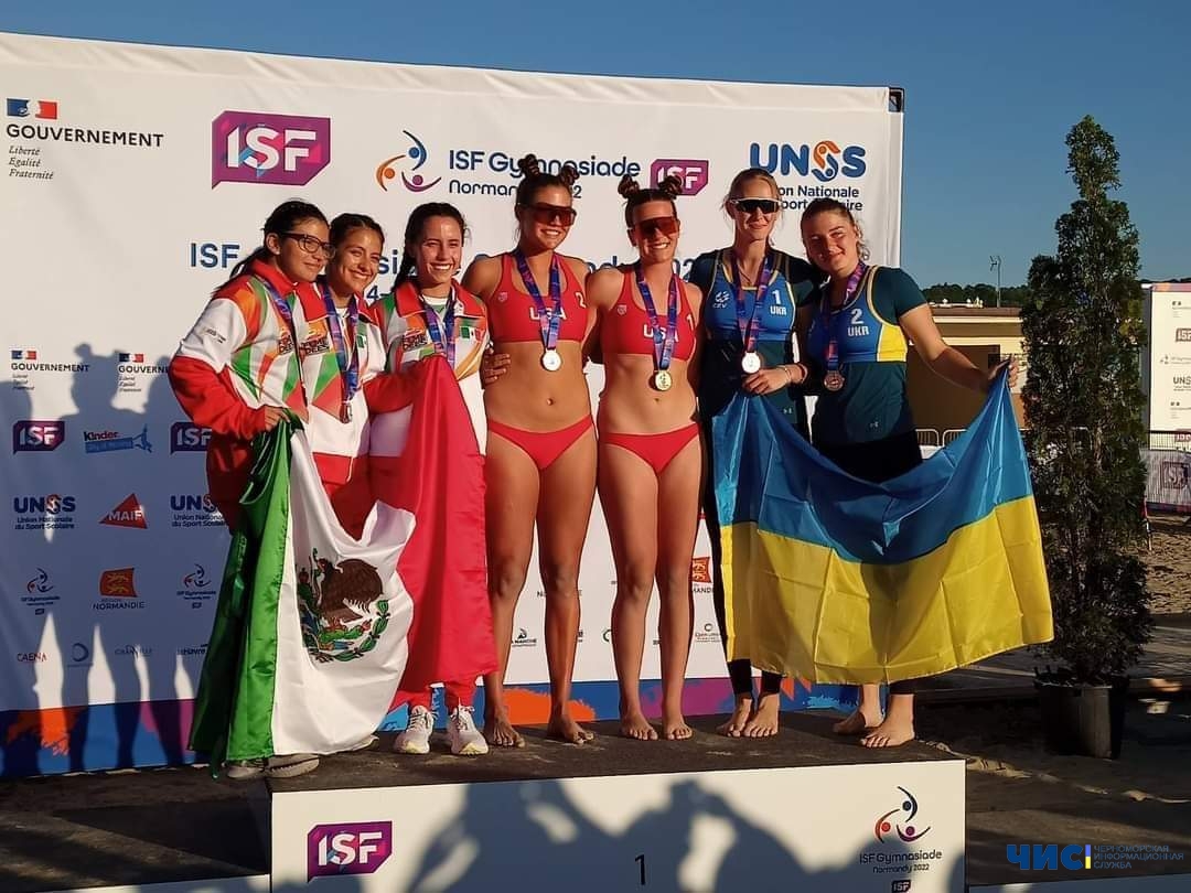 Юні мешканці Чорноморська стали бронзовими призерами Всесвітньої гімназіади