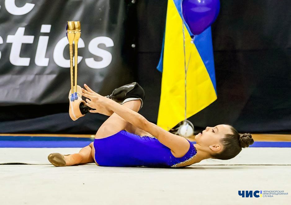 Юна гімнастка з Чорноморська Олександра Паскаль виборола золоту медаль на Всеукраїнського турніру
