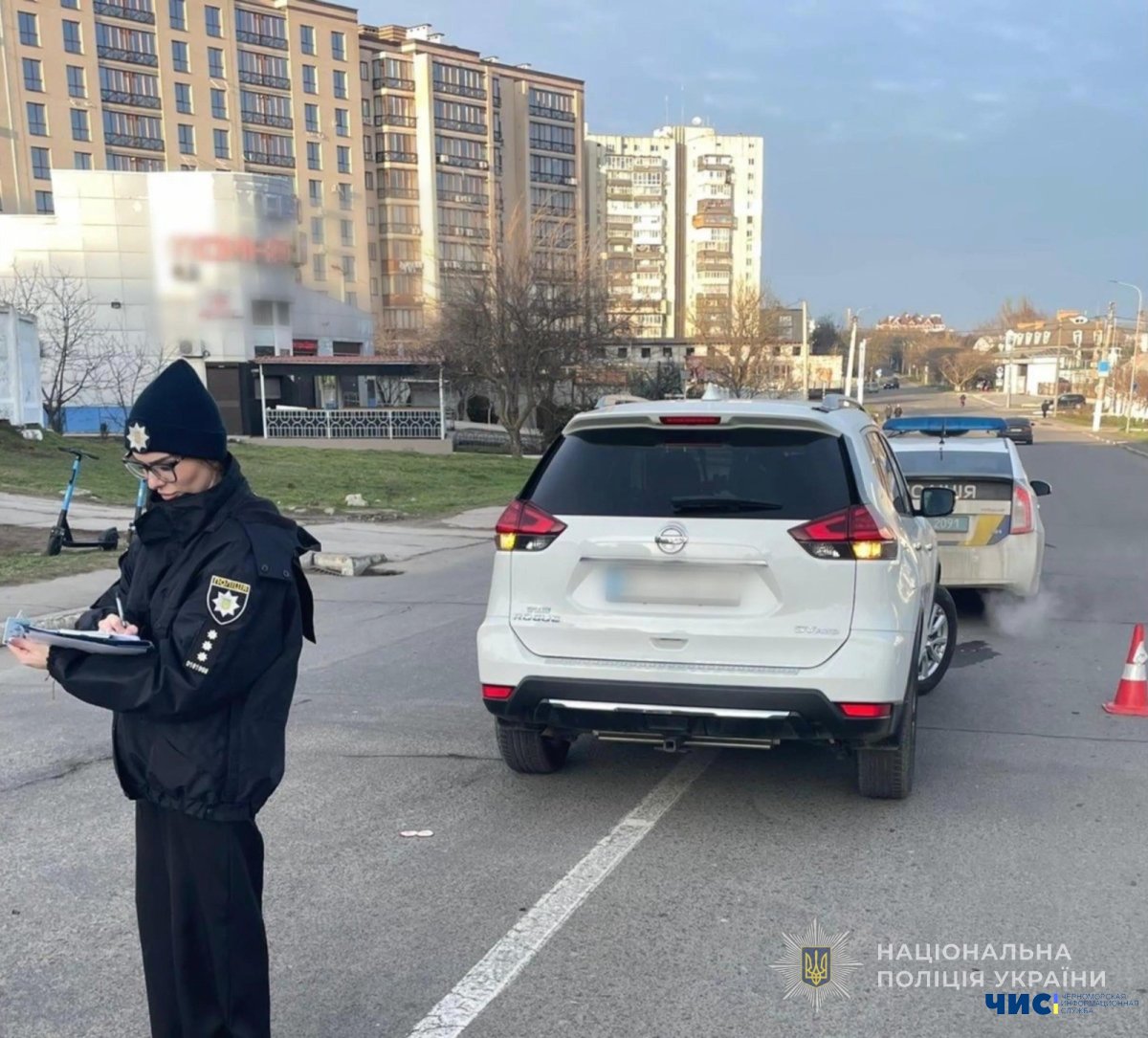 У Чорноморську сталась аварія, в якій постраждали матір з дитиною